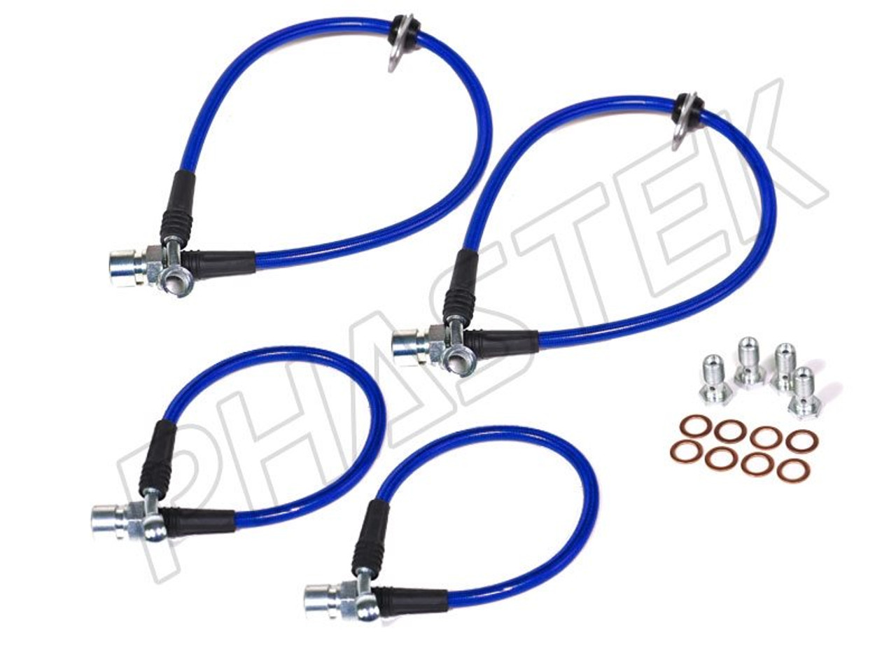RST OEM Replacement Stainless Steel Brake Lines, Blue :: 2016-2024 Camaro SS
