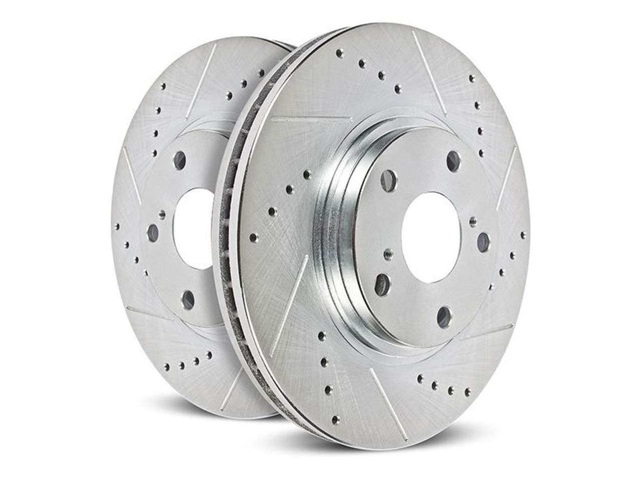 Powerstop Evolution Rear Drilled and Slotted Rotors :: 2016-2024 Camaro SS