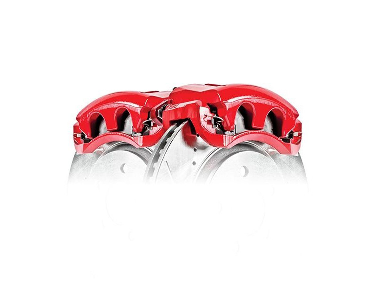 Powerstop Rear Brake Calipers, Red Powder Coated :: 2010-2015 Camaro SS, SS/1LE & ZL1