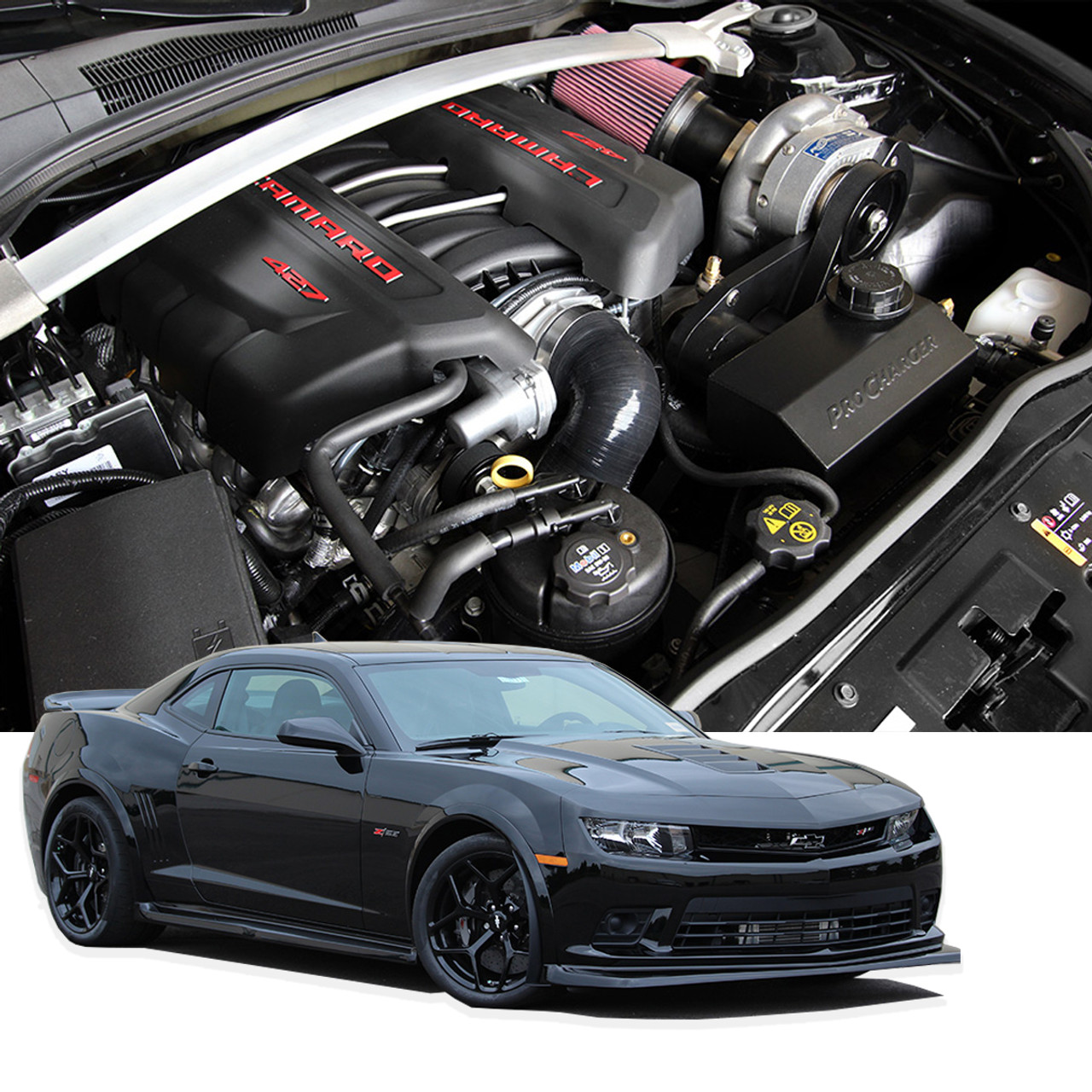 ProCharger Stage II Intercooled Tuner Kit w/P1-SC-1, D-1SC, P-1X, or D-1X :: 2014-2015 Camaro Z/28