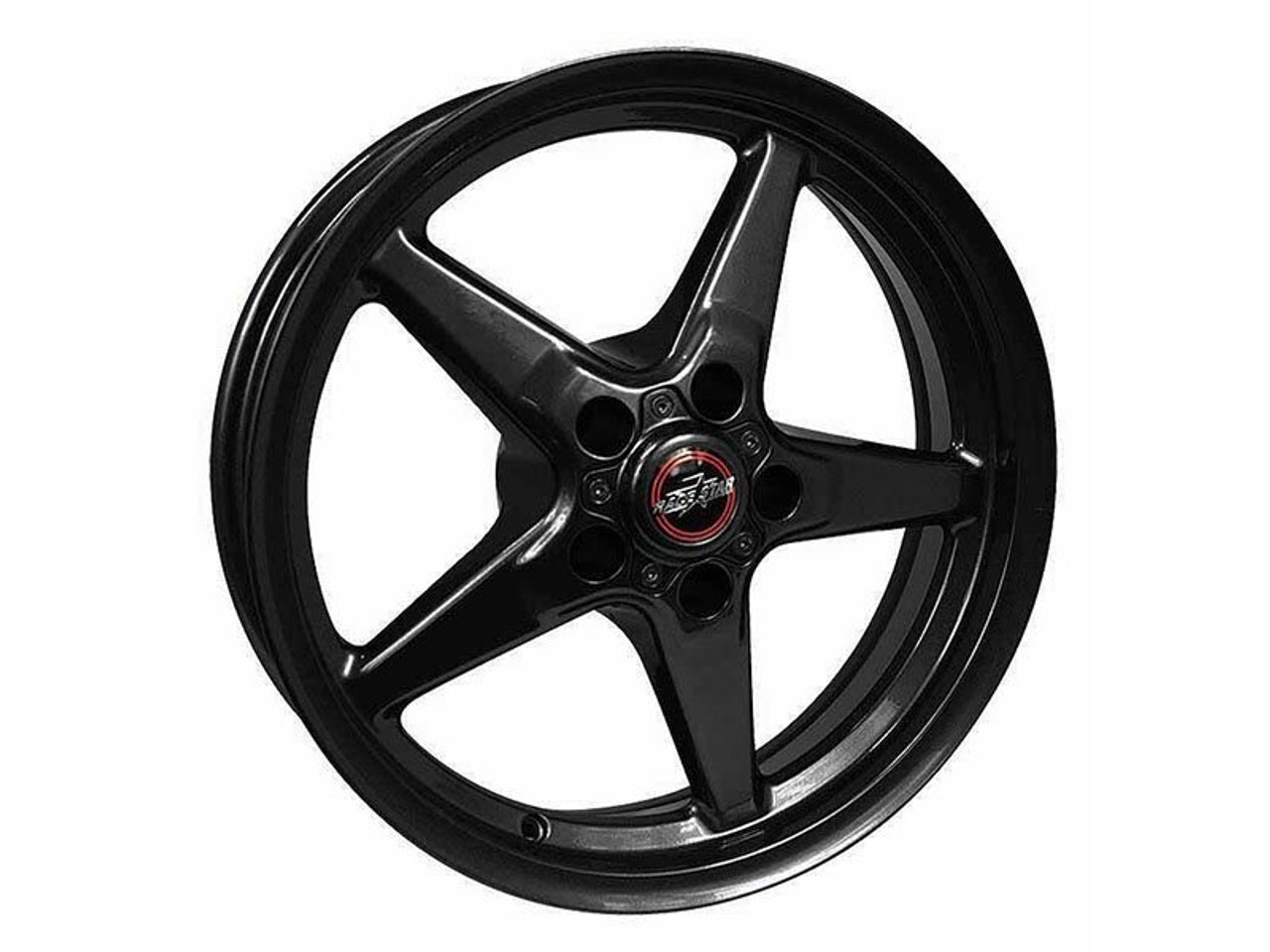 Race Star 92 Drag Star Front Wheel, 17x7", Gloss Black :: 2010-2024 Camaro & 2006-2013 Corvette