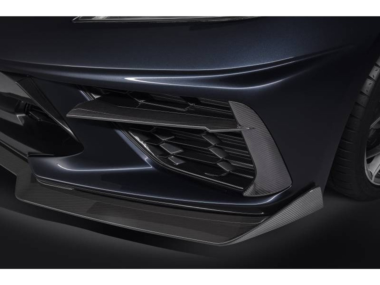 Chevrolet Grille Insert, Visible Carbon Fiber :: 2020-2025 C8 Corvette Stingray