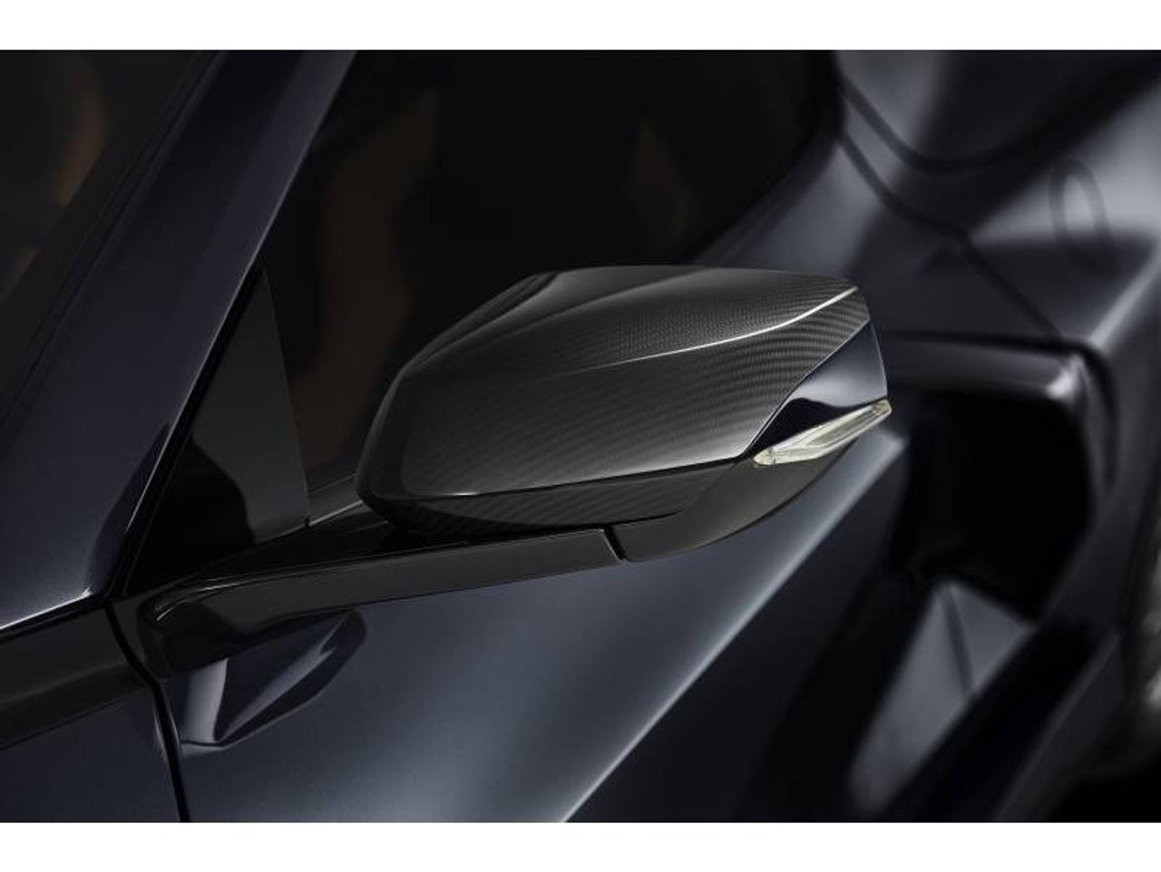 Chevrolet Mirror Caps, Visible Carbon Fiber :: 2020-2025 C8 Corvette