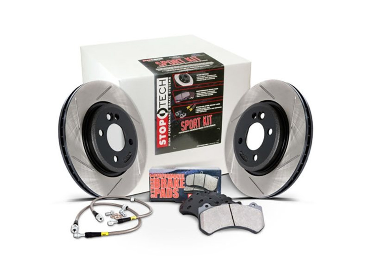 StopTech Sport Disc Brake Upgrade Kit, Slotted, Front :: 2010-2015 Camaro SS