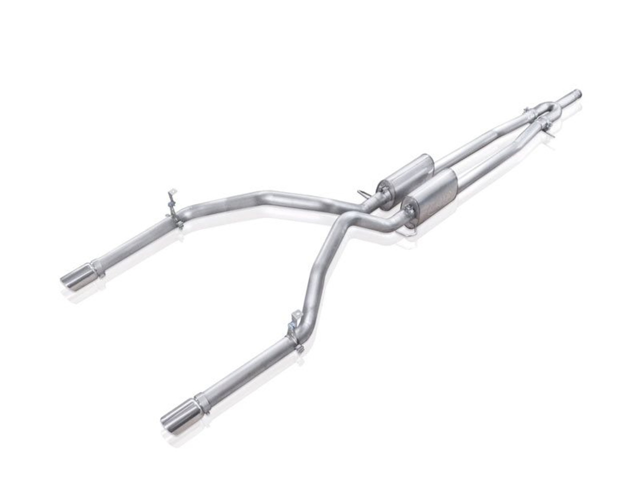 Stainless Works 3" Cat-Back Dual Exhaust, Factory Connect, Exits Both Sides :: 2014-2018 Silverado & GMC Sierra 1500 5.3L