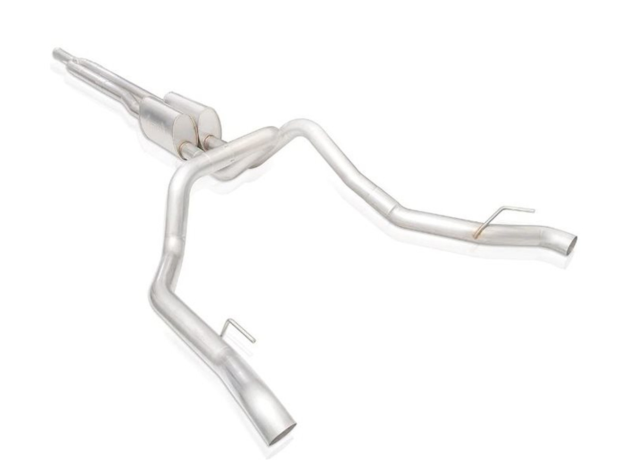 Stainless Works Redline Cat-Back Dual Exhaust, Factory Connect, Exits Both Sides :: 2019-2025 Silverado & GMC Sierra 1500 5.3L