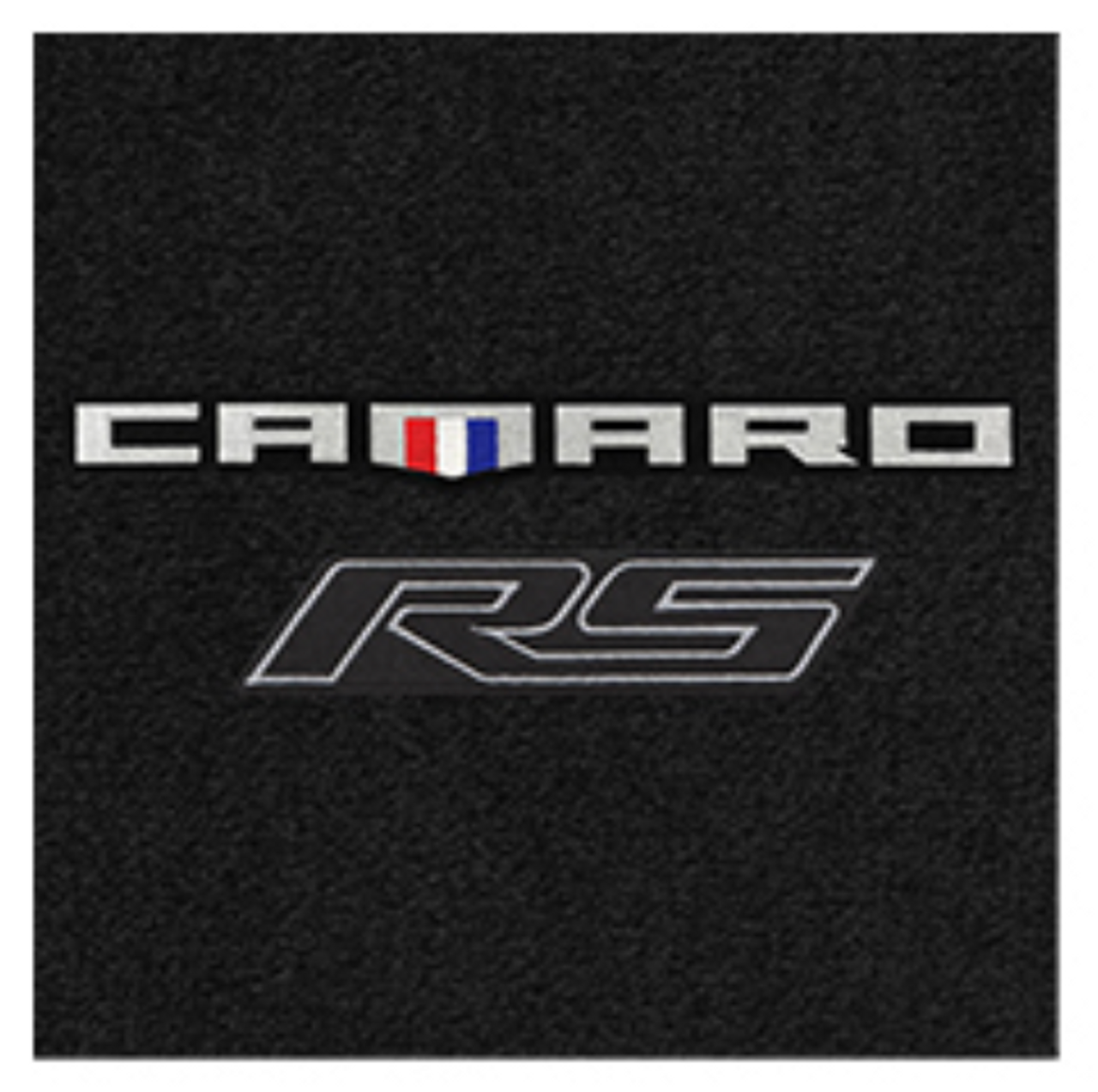 Lloyd 4pc Front Ultimat Floor Mats, Black Mats w/ Black Camaro RS Logo :: 2016-2024 Camaro