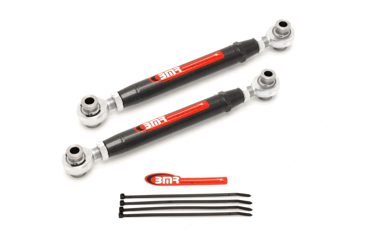 BMR Adjustable Rear Toe Rods, Black Hammertone :: 2010-2015 Camaro