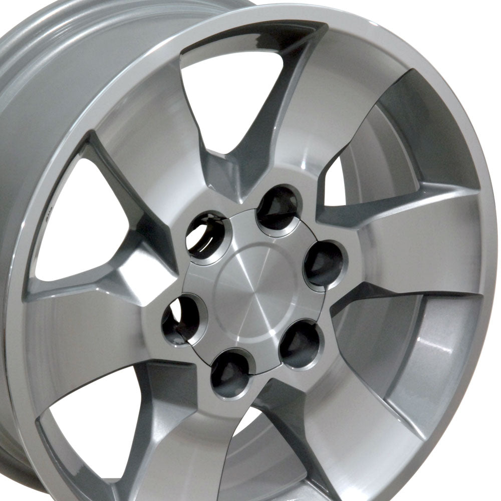 17" Fits Toyota - 4Runner Style Wheel - Silver Mach'd Face 17x7