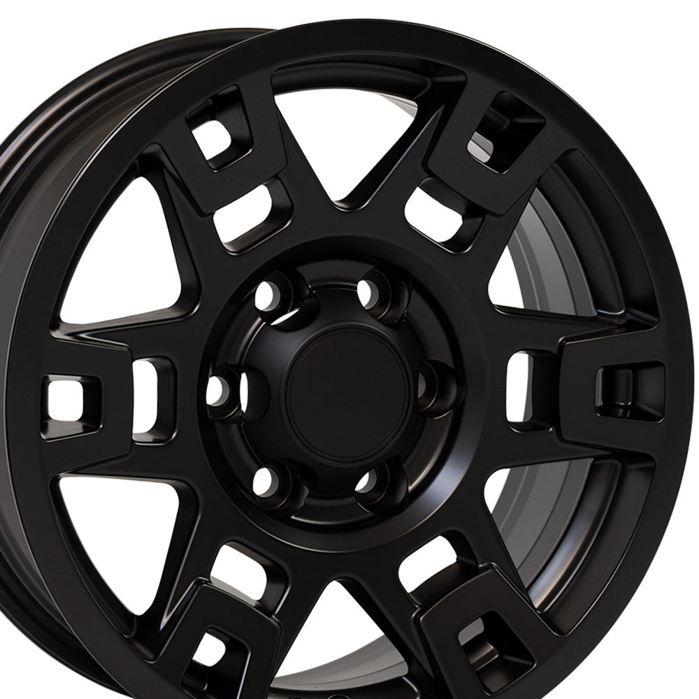 17" Wheel fits Toyota 4-Runner TRD Style Satin Black 17x7 Rim