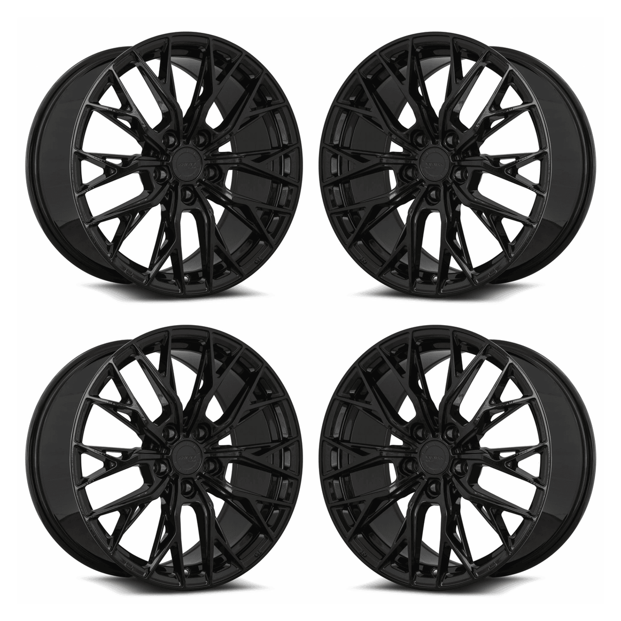 MRR GF5 Wheel Set, Gloss Black, 19x8.5 & 20x11 :: 2020-2025 C8 Corvette
