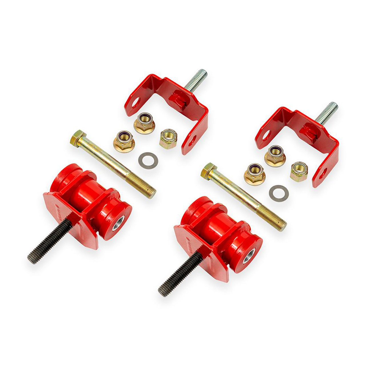 BMR Polyurethane Motor Mount Kit, Red :: 2005-2013 C6 Corvette