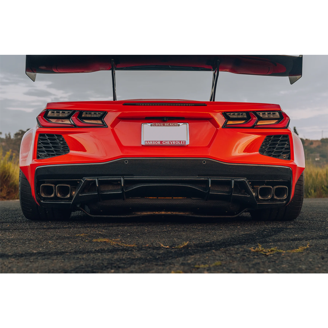 StreetHunter Rear Diffuser, Carbon Fiber :: 2020-2025 Corvette Stingray