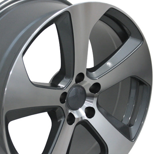 18" Fits Volkswagen - GTI Style Wheel - Gunmetal Machined Face 18x8