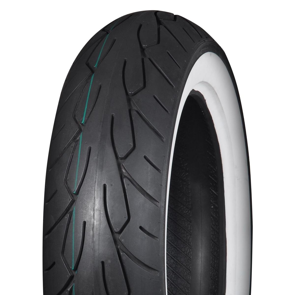 Vee Rubber VRM-302 Twin 200/55R17 Rear Whitewall Motorcycle Street Tire