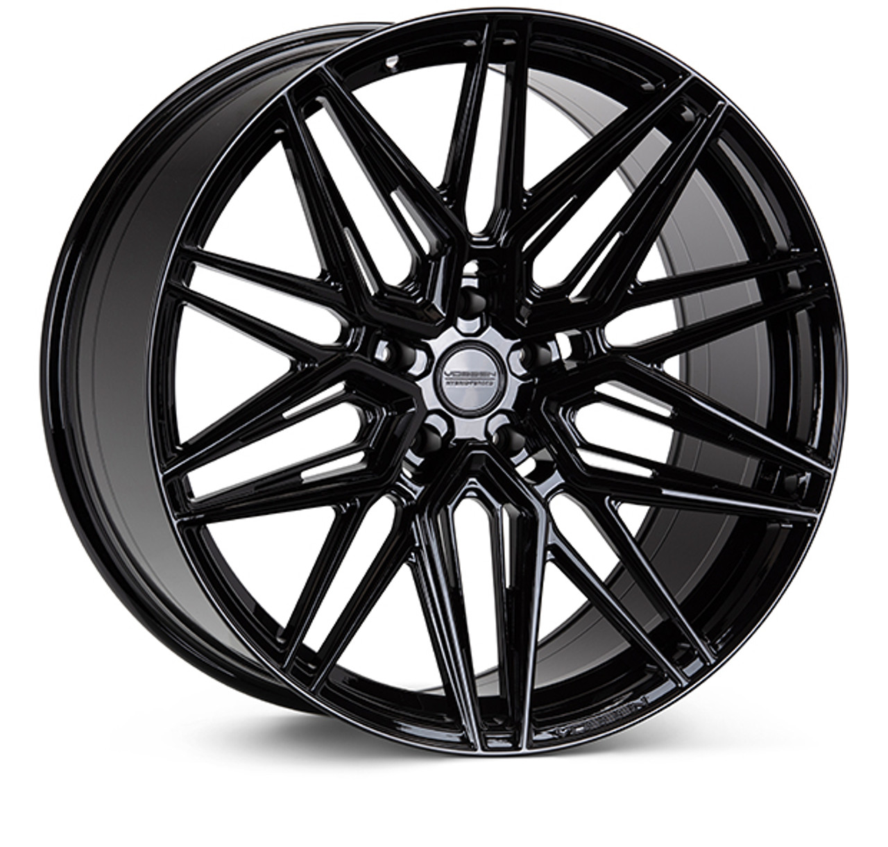 Vossen HF-7 Hybrid Forged Front Wheel, Gloss Black, Deep Face, 20x9.5 +20 :: 2010-2024 Camaro