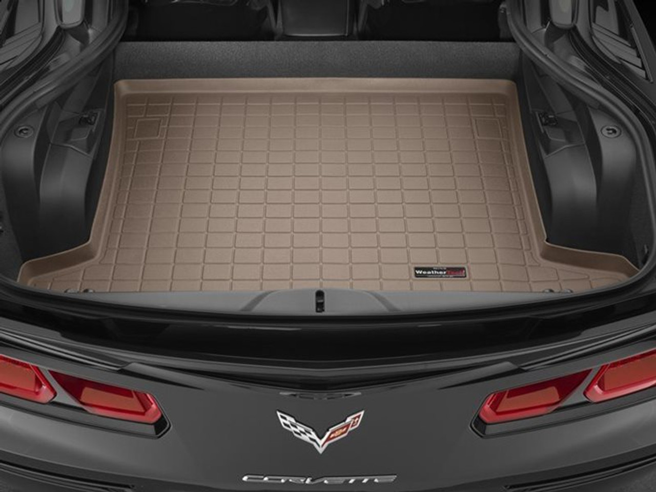 WeatherTech Trunk Cargo Liner, Tan :: 2014-2019 C7 Corvette Coupe