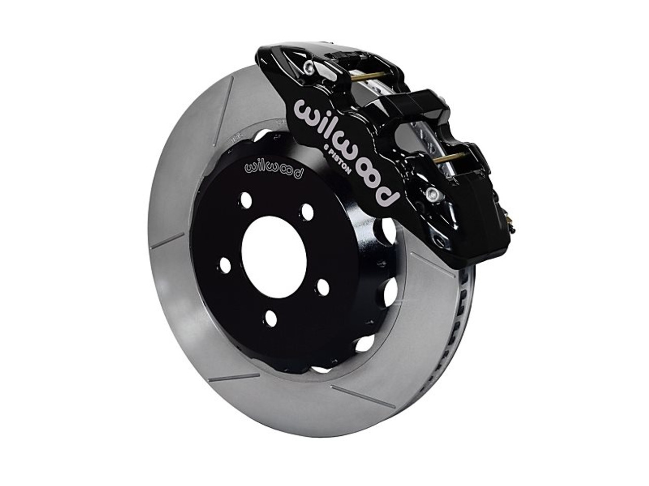 Wilwood AERO6 Front Big Brake Kit, Black 6 Piston Calipers, 14" Slotted Rotors :: 2016-2019 Camaro