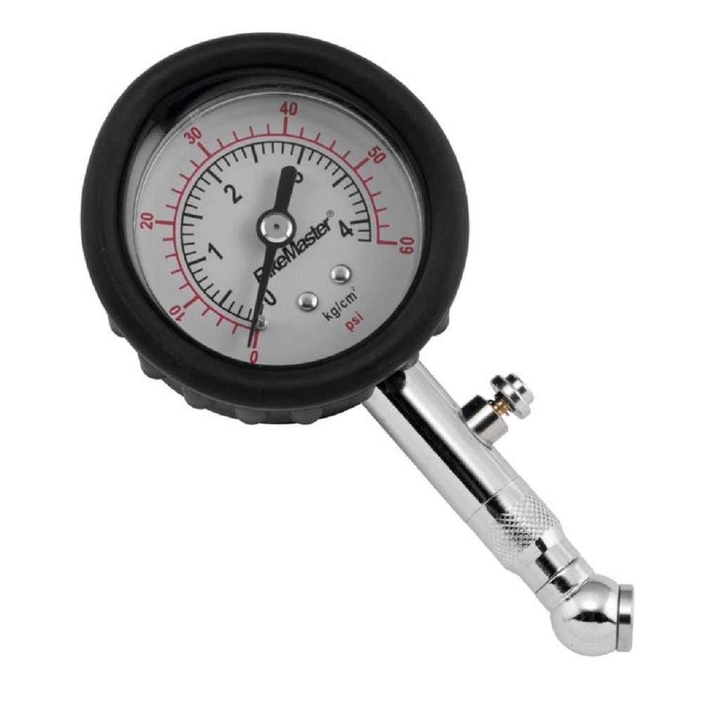 BikeMaster 0-60 PSI Tire Pressure Gauge 1lb Increments - TG103-1-060