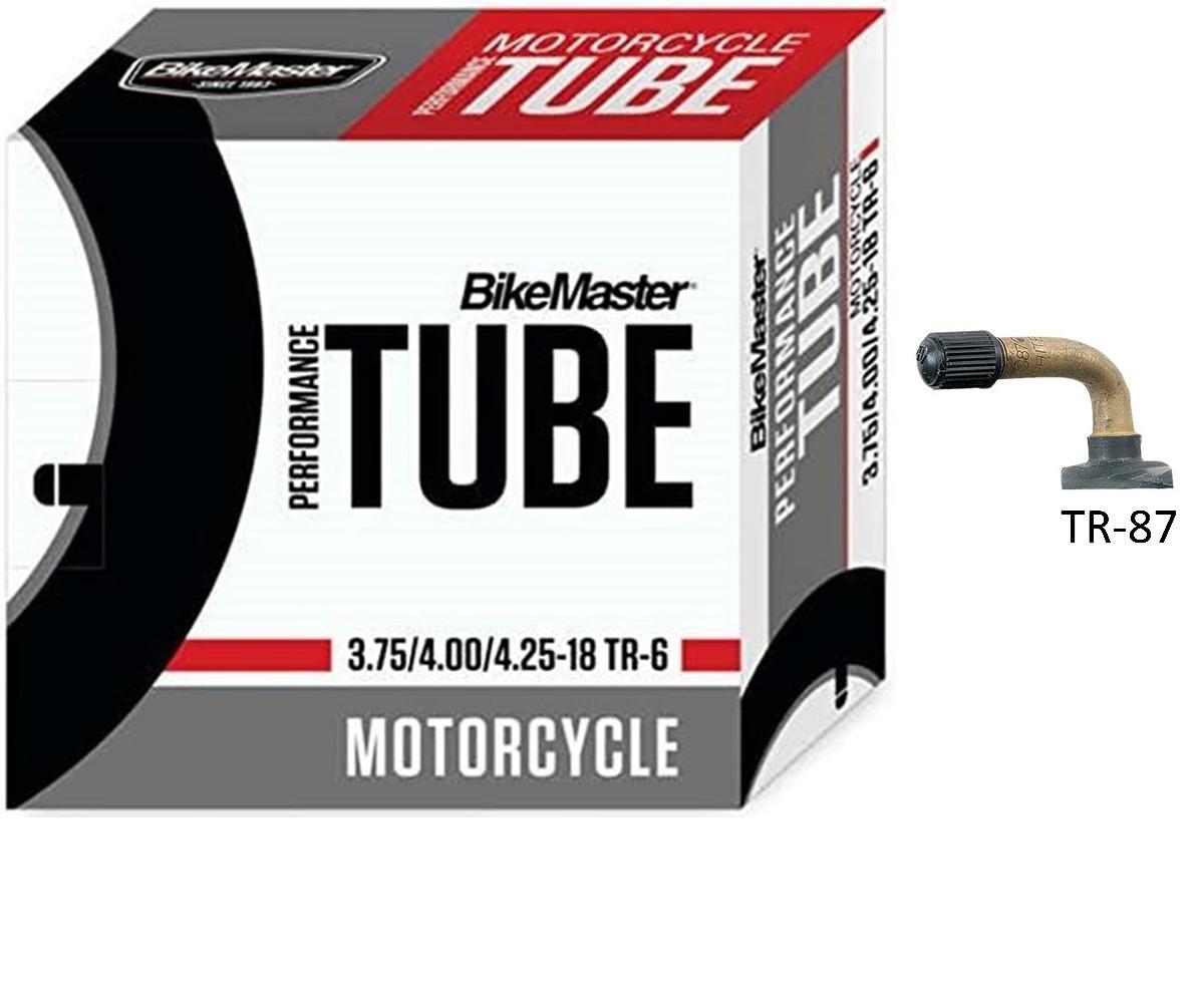 BikeMaster CMV With 90 Degree Bend TR-87 Motorcycle Street Tire Tube - 370080