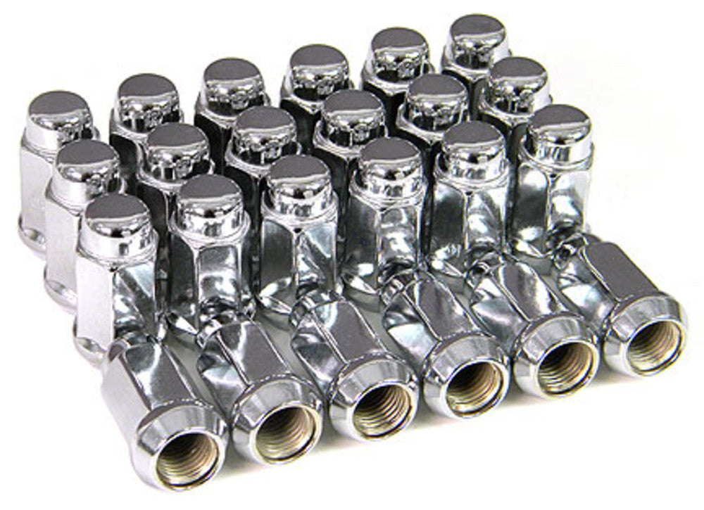Chrome Or Black Lug Nuts For Trucks & SUVs - Set Of 24
