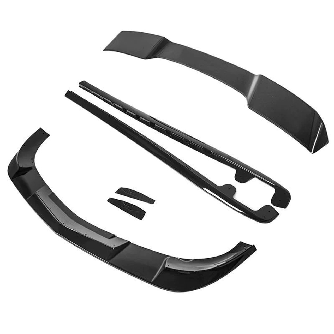 EOS Aerodynamic ZR1 Full Body Kit, Painted Glossy Black :: 2005-2013 C6 Corvette Base