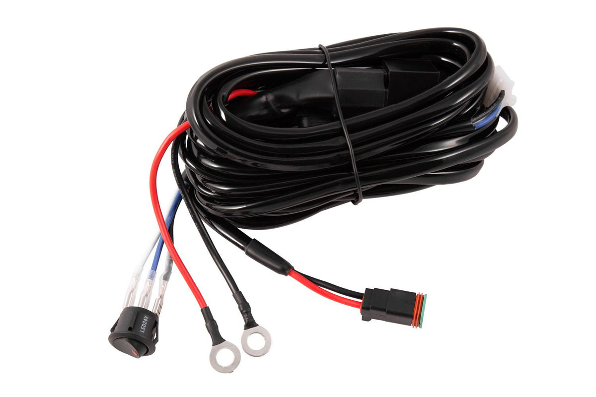 Diode Dynamics Heavy Duty Single Output 2-Pin Offroad Wiring Harness