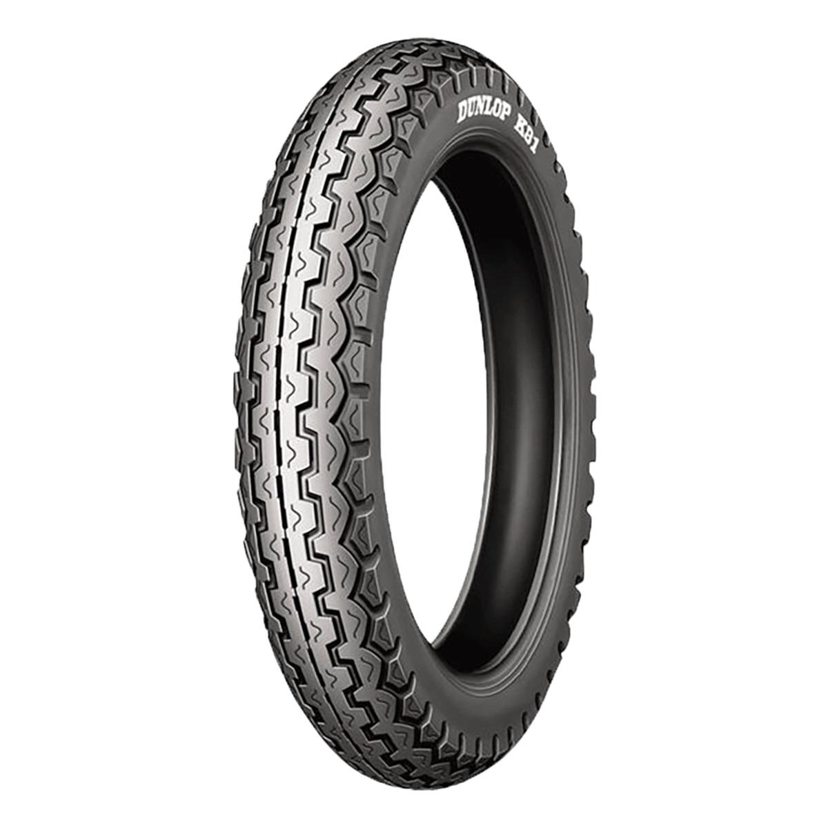 Dunlop K81 4.10-18 Front/Rear Motorcycle Street Tire
