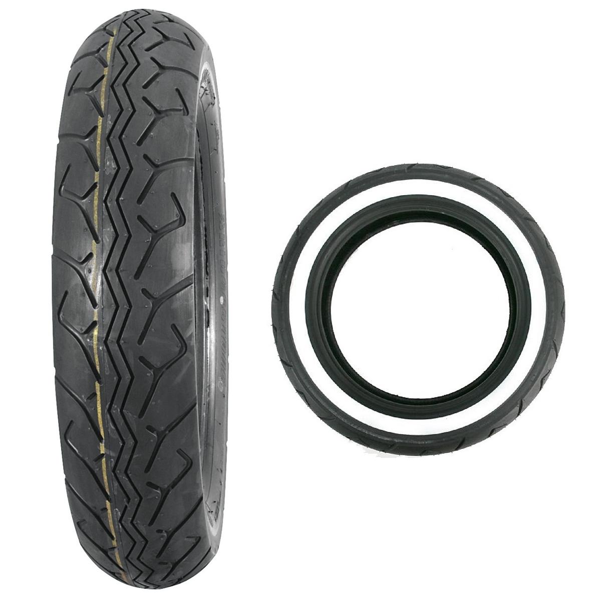 Bridgestone Exedra G703 150/80-16 Front Whitewall Motorcycle Street Tire