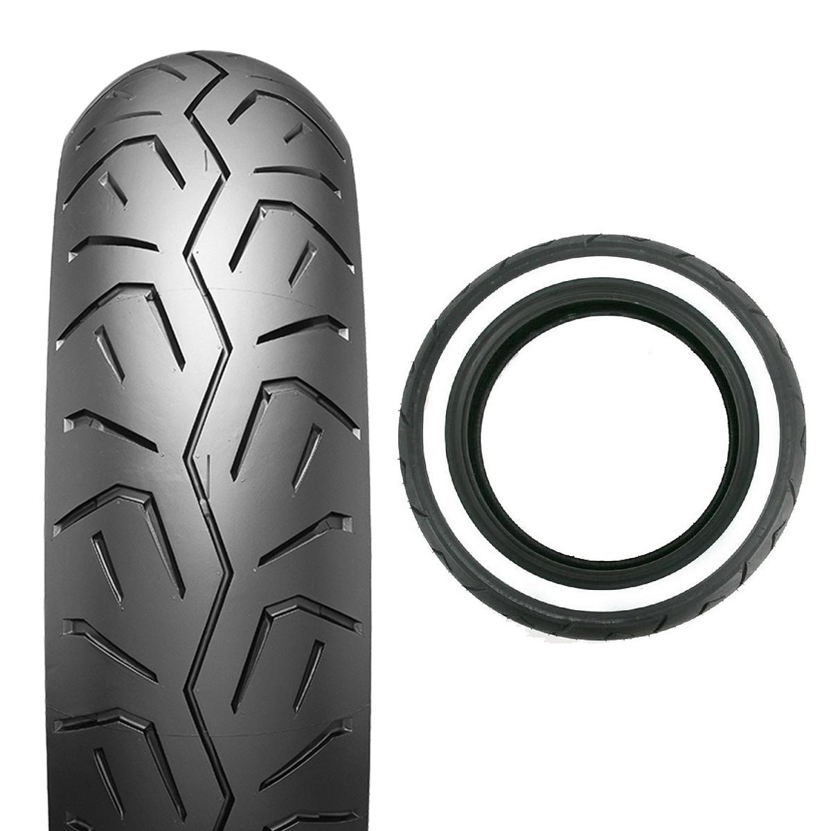 Bridgestone Exedra G722 180/70-15 Rear Whitewall Motorcycle Street Tire