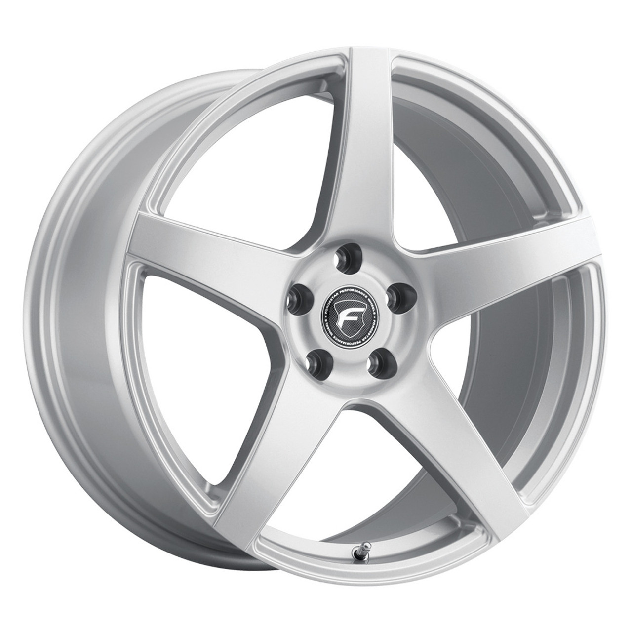 Forgestar CF5 Performance Front Wheel, 19x9, Gloss Silver :: 2015-2025 Ford Mustang