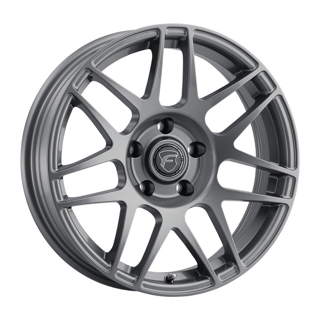 Forgestar F14 Drag Front Wheel, 18x5, Gloss Anthracite :: 2015-2025 Ford Mustang