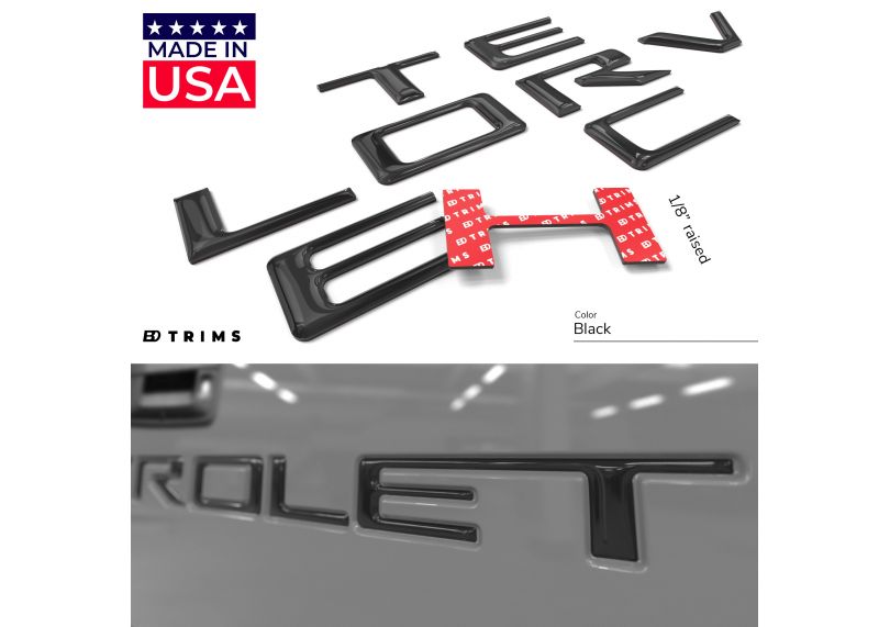 Tailgate Letter Inserts | 2023+ Colorado