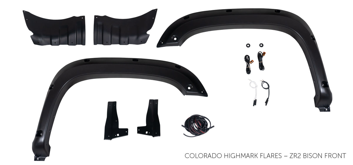 AEV Highmark Front Fender Flares | 2019-22 Colorado ZR2 Bison