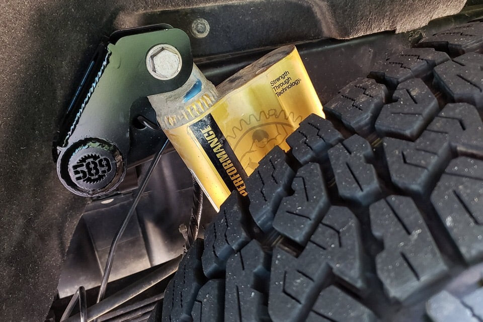 589 Fab Rear Shock Relocation Kit | 2015-22 Colorado / Canyon