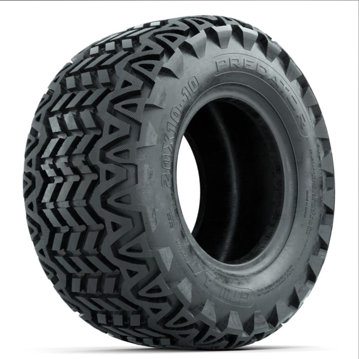 Nivel GTW Predator 22-11.00-10 4 Ply Golf Cart Tire