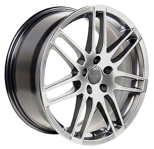 17" Fits Audi - RS4 Wheel - Hyper Silver 17x7.5
