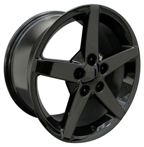 17" Fits Chevrolet - Corvette C6 Wheel - Black 17x8.5