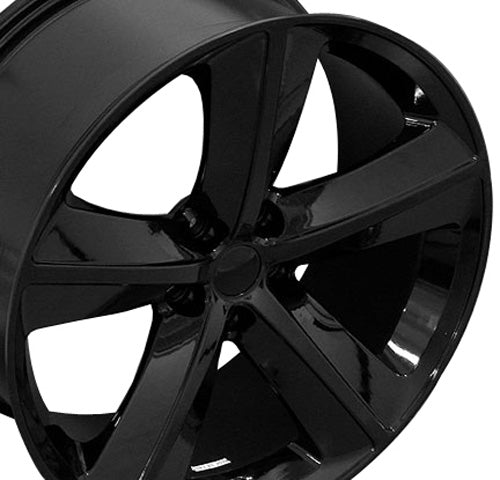 20" Fits Dodge - Challenger SRT Wheel - Black 20x9