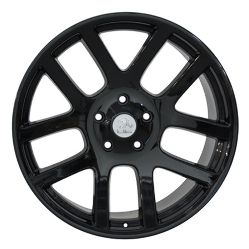 22" Fits Dodge - SRT Style Wheel - Black 22x10