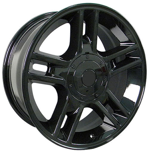 20" Fits Ford - F-150 Harley Style Wheel - Black 20x9