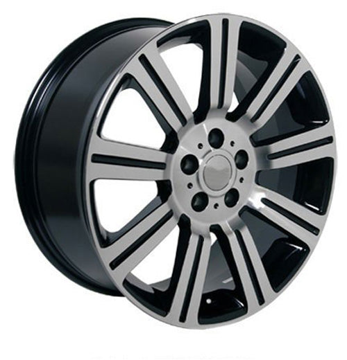22" Fits Land Rover - Stormer Wheel - Black Mach'd Face 22x10