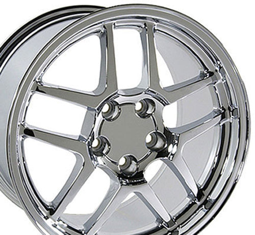18" Fits Chevrolet - Corvette C5 Z6 Wheel - Chrome 18x10.5