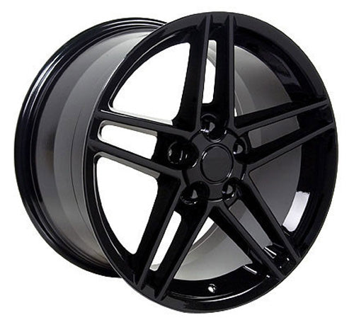 19" Fits Chevrolet - Corvette C6 Z6 Wheel - Black 19x10