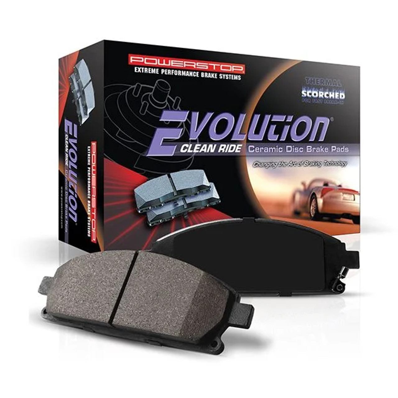PowerStop Z16 Evolution Ceramic Rear Brake Pads :: 2015-2023 Ford Mustang