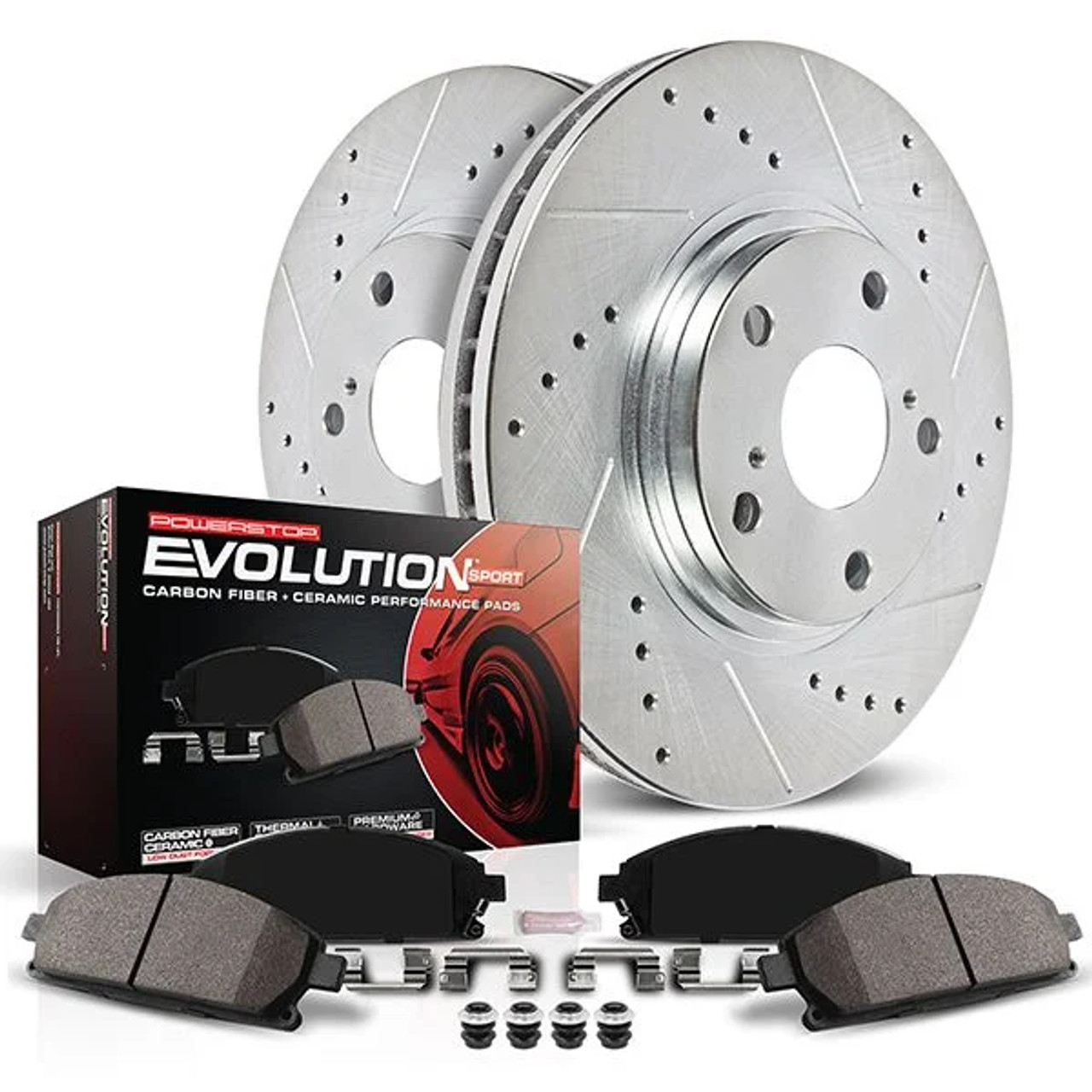 PowerStop Z23 Evolution Sport Front Brake Kit :: 2020-2025 Corvette Stingray Non-Z51