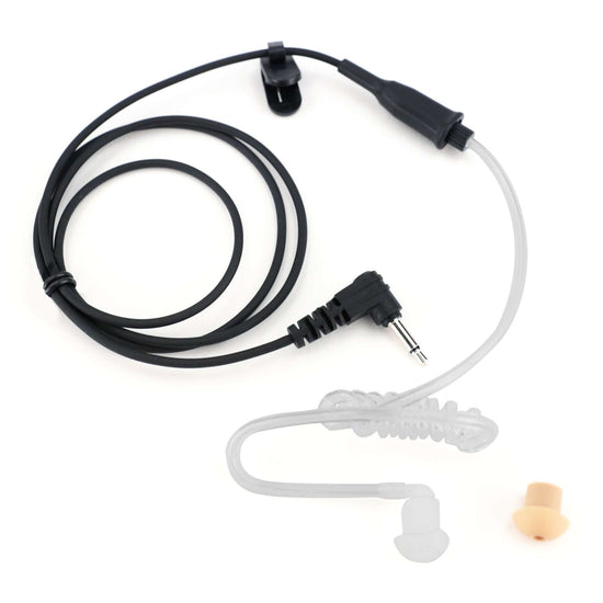Rugged Radios Listen-Only Acoustic Ear Piece Tube with 3.5mm Plug