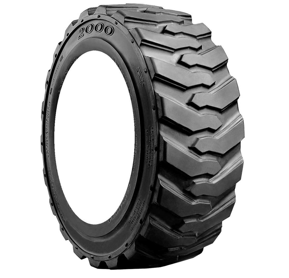 Titan Hd 2000 Loader 15-19.5 12 Ply Skid Steer Tire